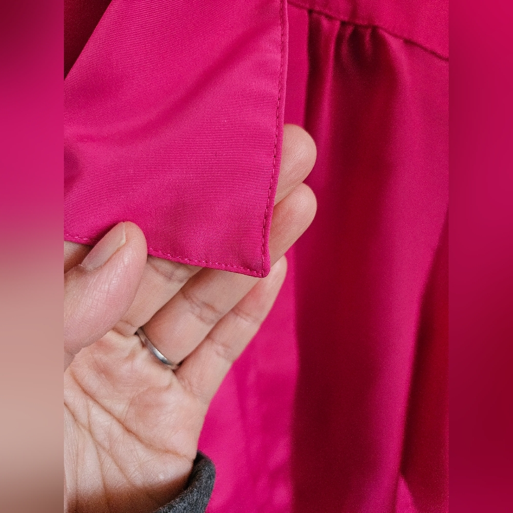 Bright Pink Button-Up Blouse - Picture 10 of 17